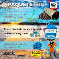 Calentador solar reforzado para hogar
